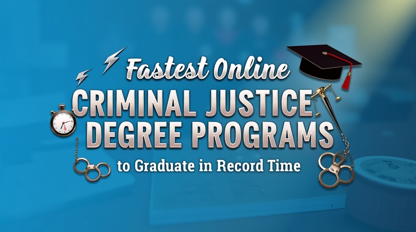 Fastest Online Criminal Justice Degree Programs: Graduate in Record Time